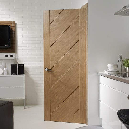 Monza Oak Fire Door