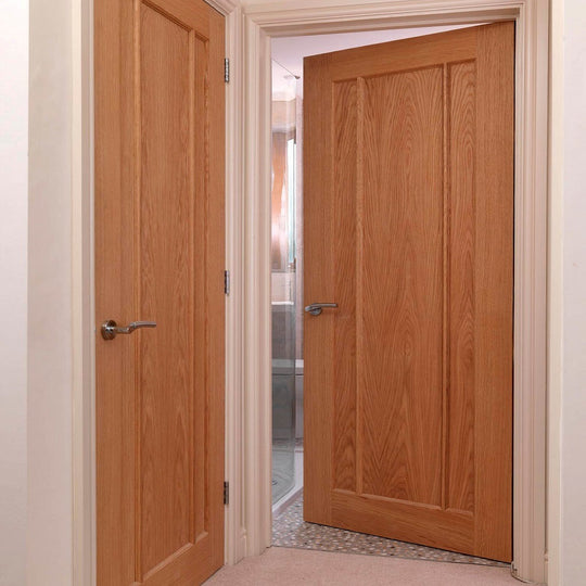 River Oak Eden 3 Panel Fire Door