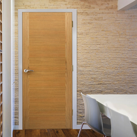 Contemporary Oak Ostria Fire Door