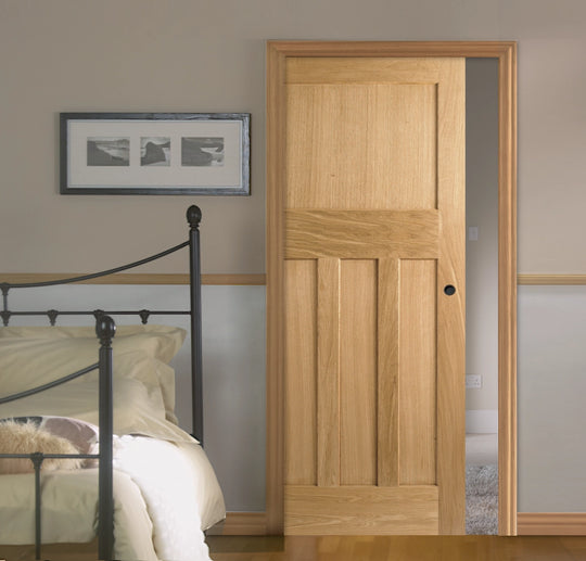 Nostalgia Oak DX30 Pocket Door Set