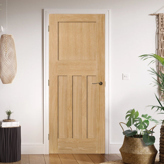 DX Oak Shaker Fire Door