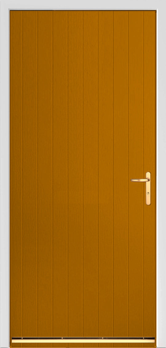 Oak Tongue and Groove External Fire Door Set