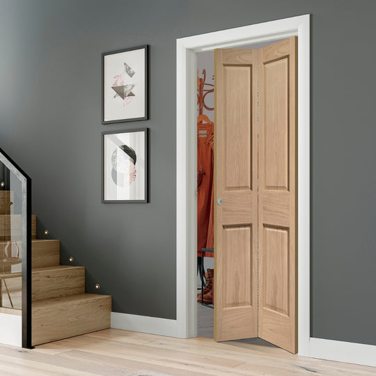 Oak Malton Victorian Bifold Door