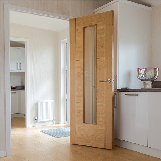 Mistral Oak Glazed Door