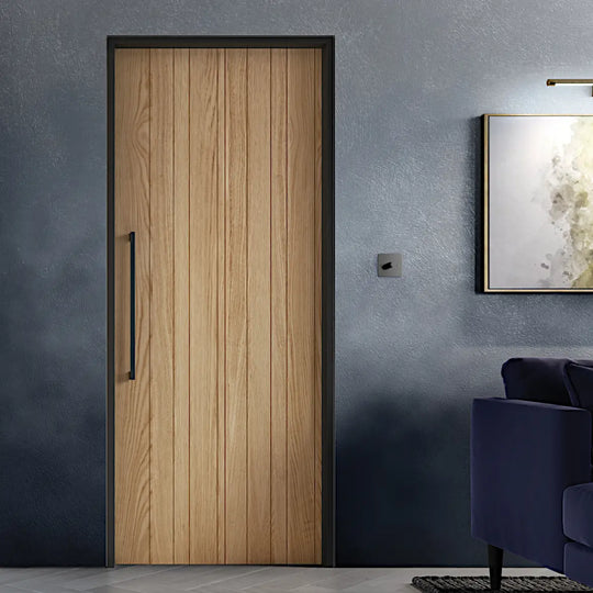 Oak Montreal Modern Internal Door Fully Finished