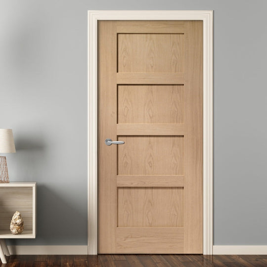 Oak Shaker 4 Panel Door