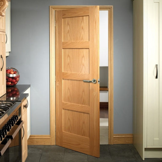 Oak Shaker 4 Panel Prefinished Door