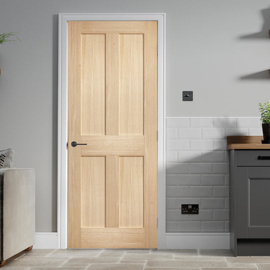 Oak Victorian 4 Panel Internal Door