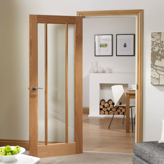 Oak Worcester Glazed Fire Door