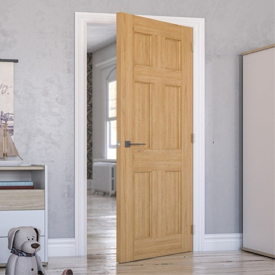 Oxford Oak Fire Door Fully Finished