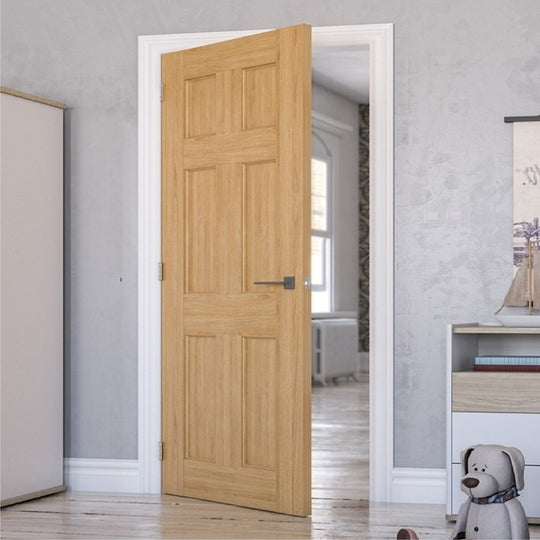 Oxford Internal Oak Door Fully Finished