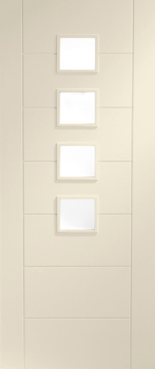 Palermo Custom Colour Obscure Glazed Door