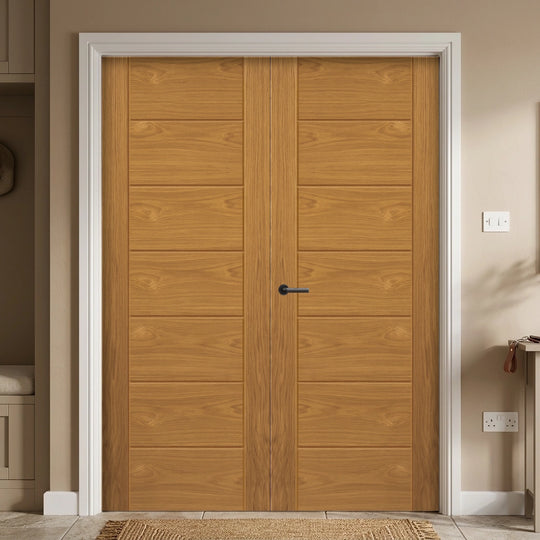 Palomino Oak Fully Finished Door Pair