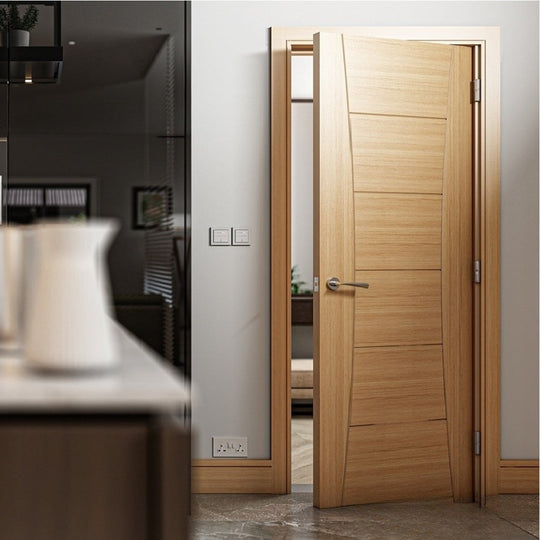 Pamplona Fire Door Oak Fully Finished