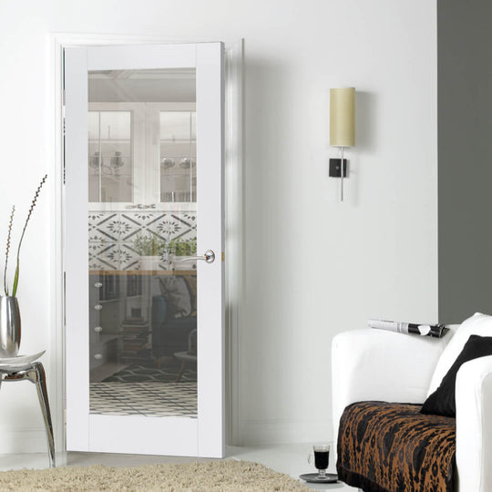 Shaker 1 Light Clear Glazed