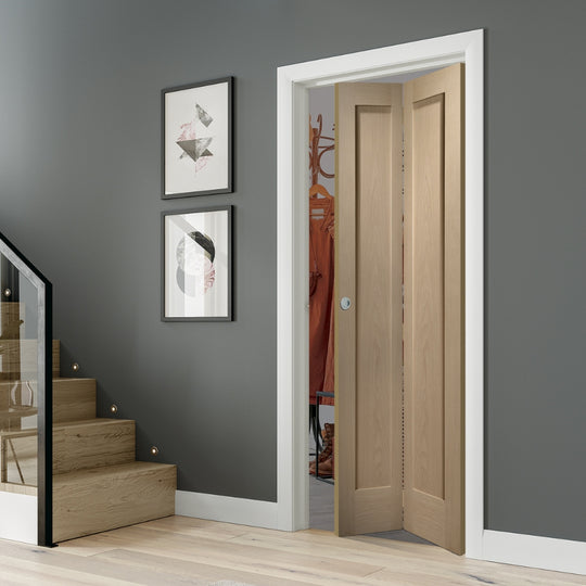 Pattern 10 Oak Bifold Door