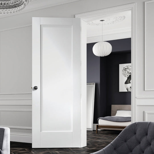 Pattern 10 White Fire Door