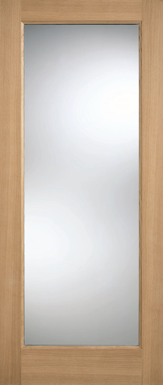 Pattern 10 Oak Internal Door with Frosted Glass