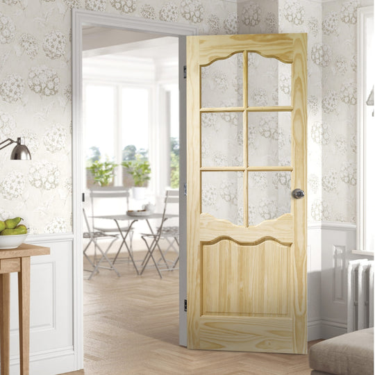 Pine Riviera Clear Glazed