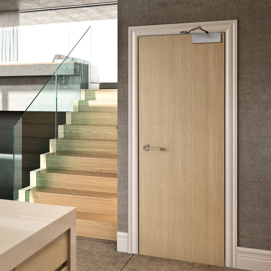 Premium Ash Flush Fire Door FD60