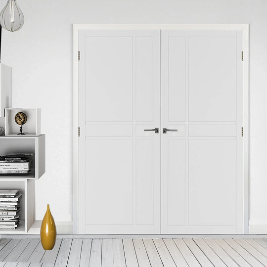 Pryda White Industrial Style Door Pair