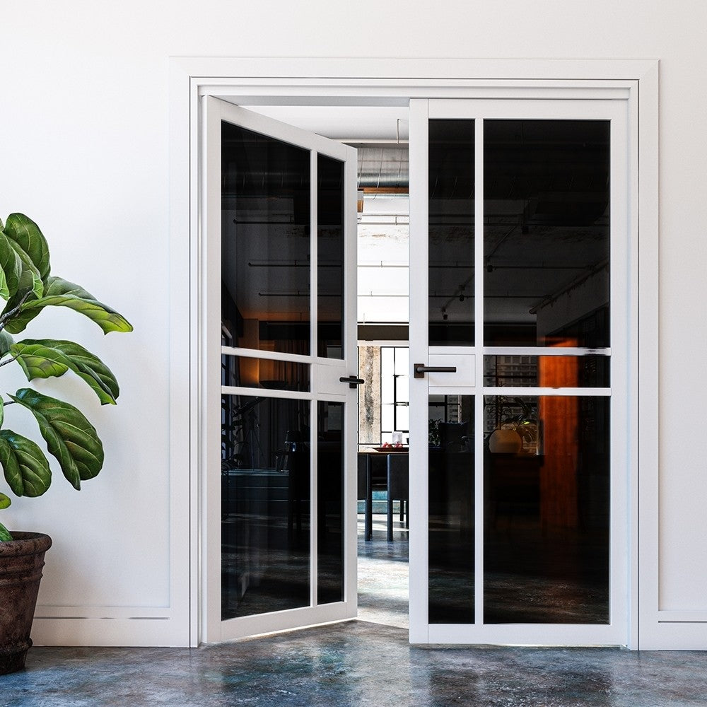 Tinted Glazed Industrial Style Doors | Industrial Tinted Glazed Doors ...