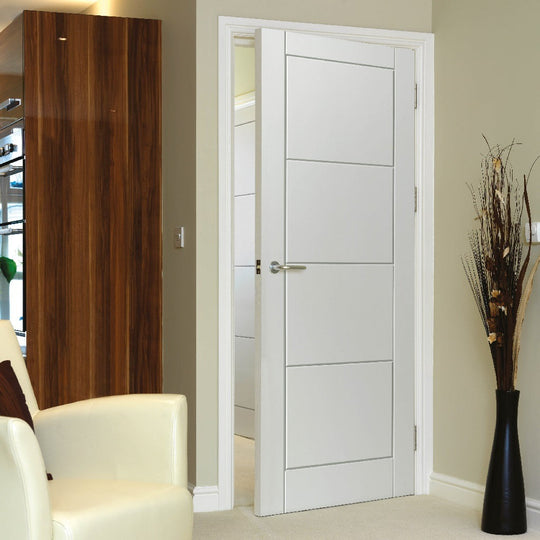 Quattro White Fire Door