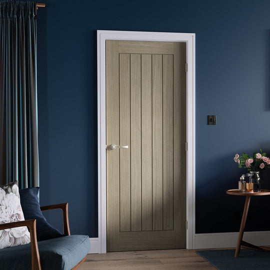 Belize Light Grey Internal Fire Door