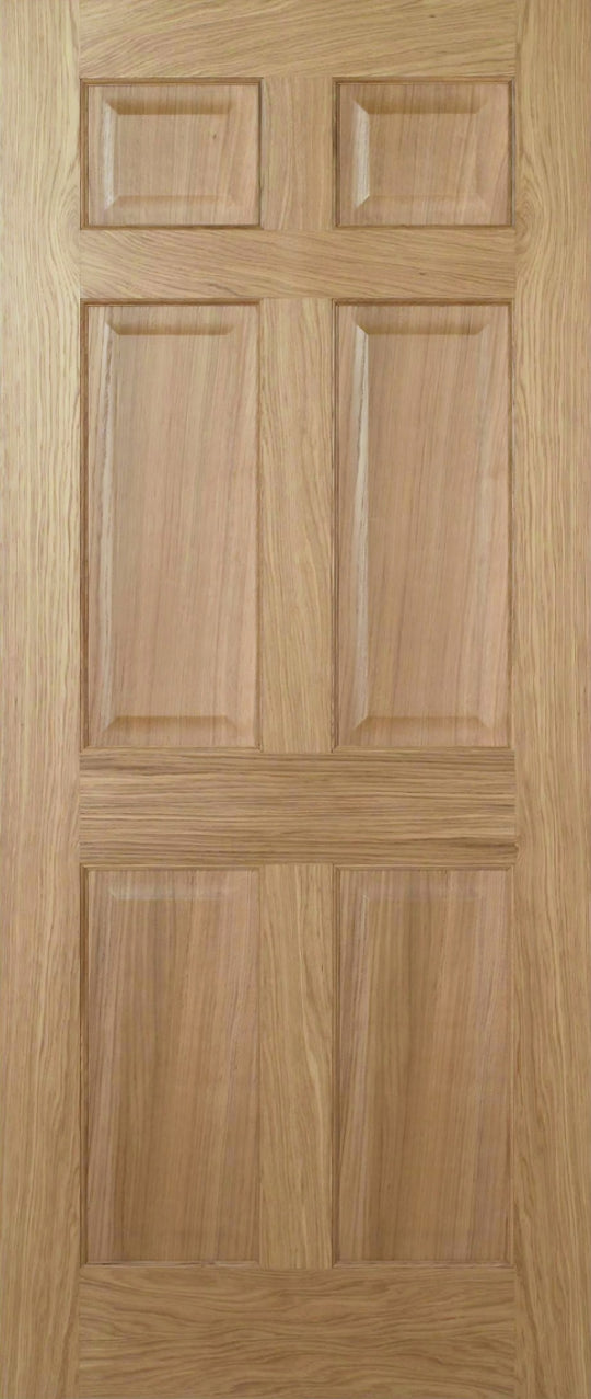 Oak Regency 6 Panel Fire Door