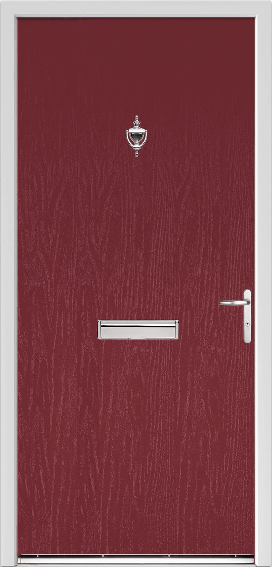 Rosewood Modern Flush External Fire Door Set
