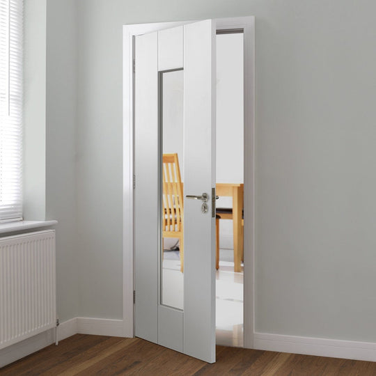 Axis White Glazed Door