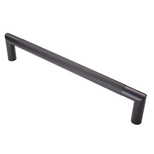 Matt Black Mitred Knurled Pull Handle 320mm