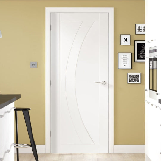 Salerno White Primed Internal Door
