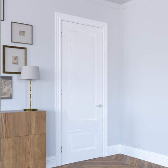Sandringham 2 Panel White Primed Internal Door