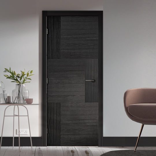 Charcoal Black Seis Fire Door