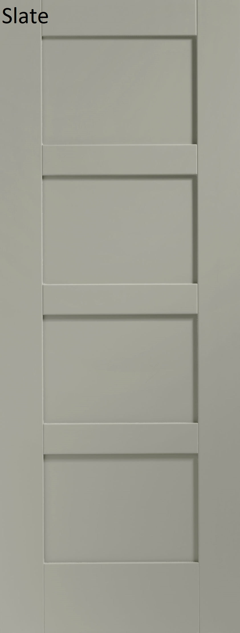 Shaker 4 Panel Custom Colour Fire Door – Emerald Doors