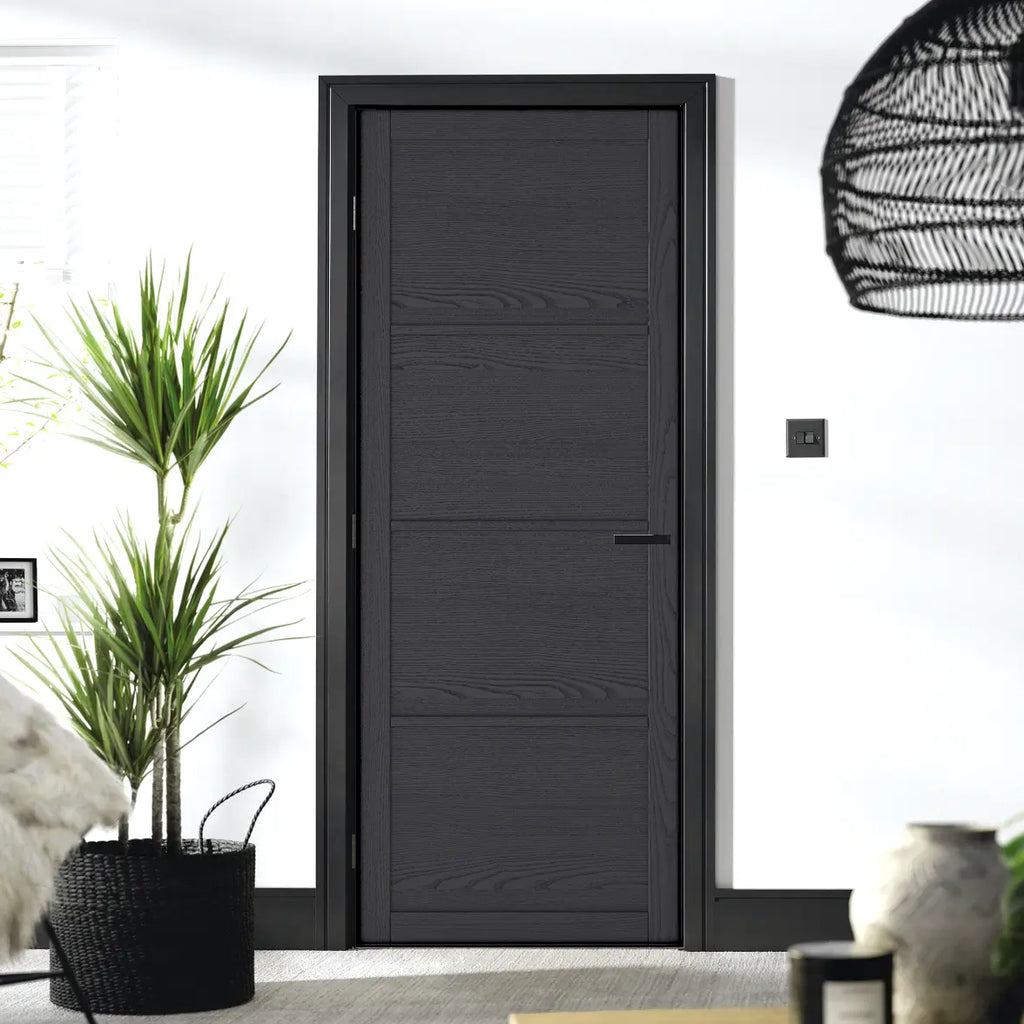 Soho Charcoal Internal Door | Charcoal Soho Door | Emerald Doors