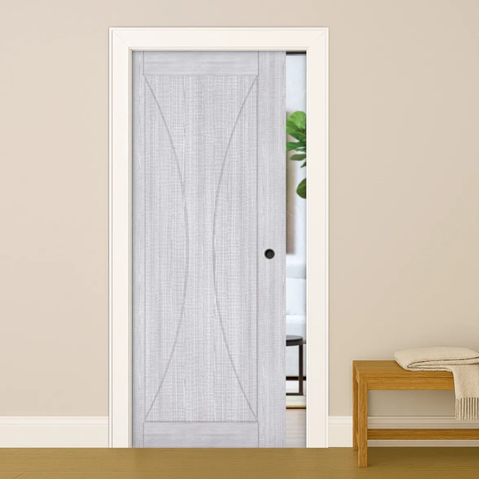 Sorrento Light Grey Pocket Door Set