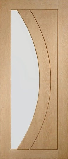 Sorrento Oak 1 Light Glazed Internal Door Fully Finished