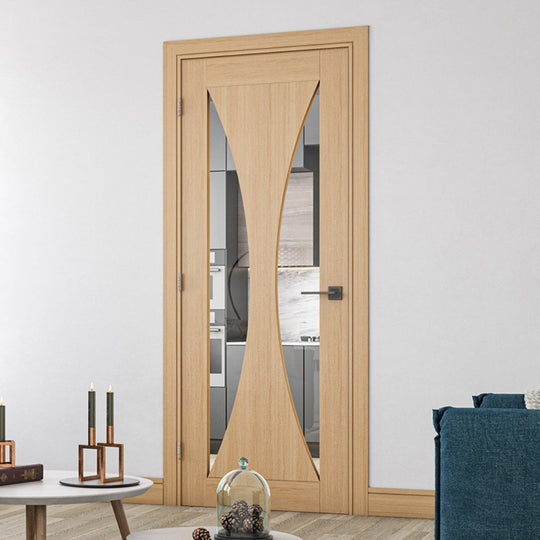 Sorrento Glazed Interior Oak Door