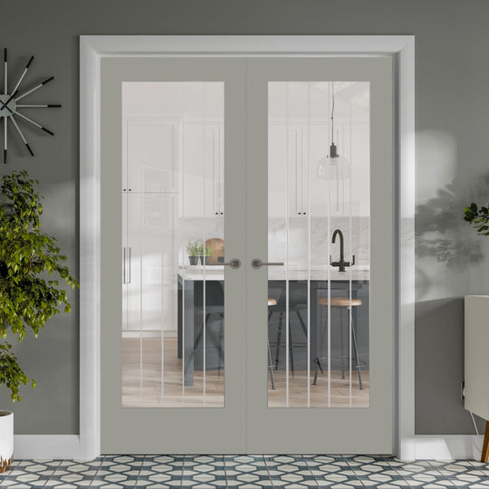 Suffolk Custom Colour Etched Glazed French Doors