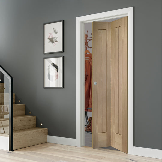 Suffolk Bifold Oak Door