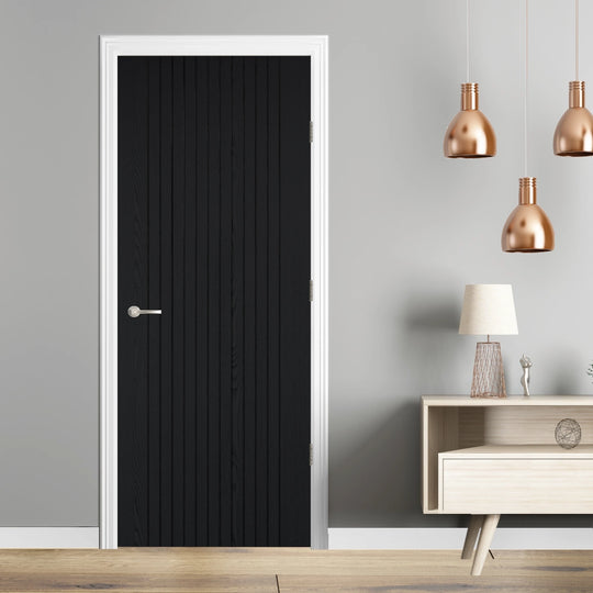 Sydney Black Laminate Door