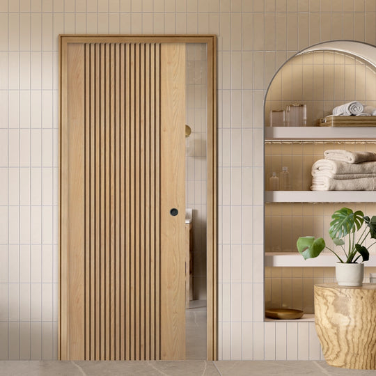 Sydney Oak Pocket Door Set