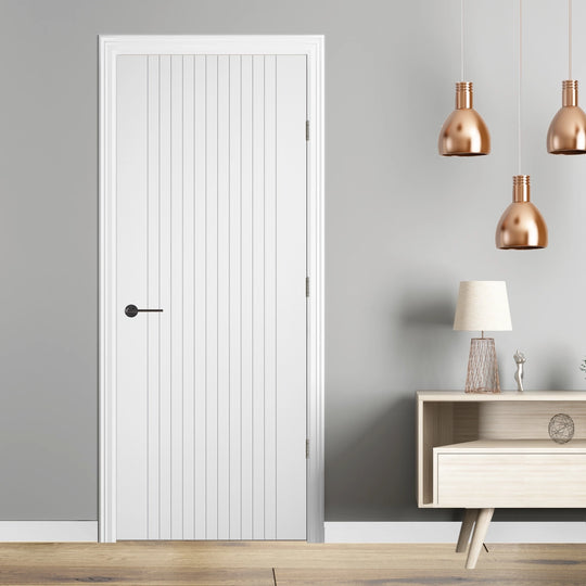 Sydney White Laminate Door