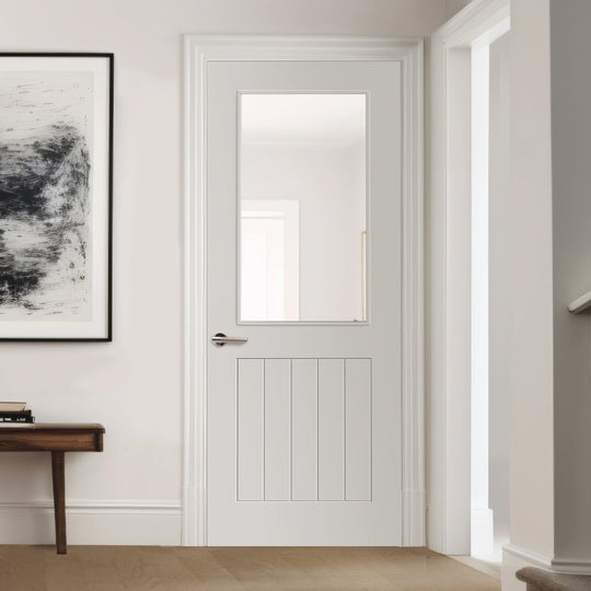 Thames White Cottage Clear Glazed Doors