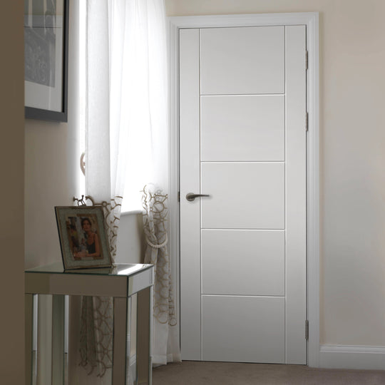 Tigris White Primed Fire Door