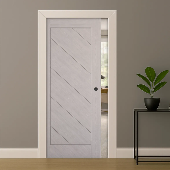 Torino Light Grey Pocket Door Set