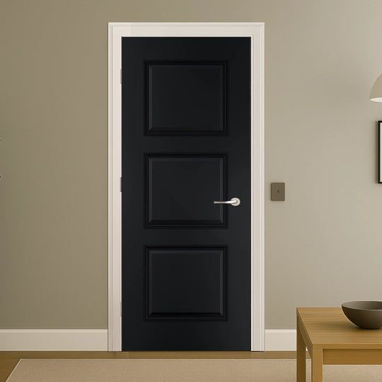 Trinity Black Fire Door Fully Finished