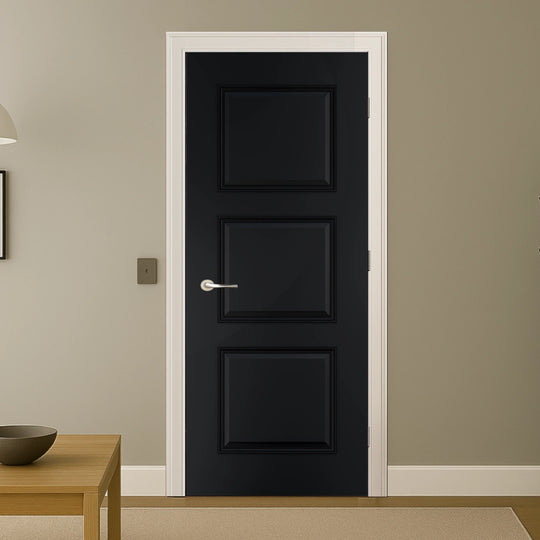 Trinity Black Internal Door Fully Finished